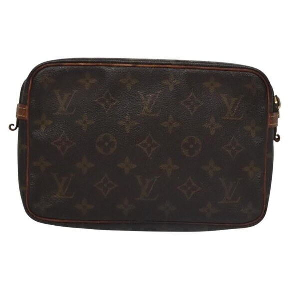 LOUIS VUITTON Monogram Compiegne 23 Clutch Bag - Picture 2 of 16